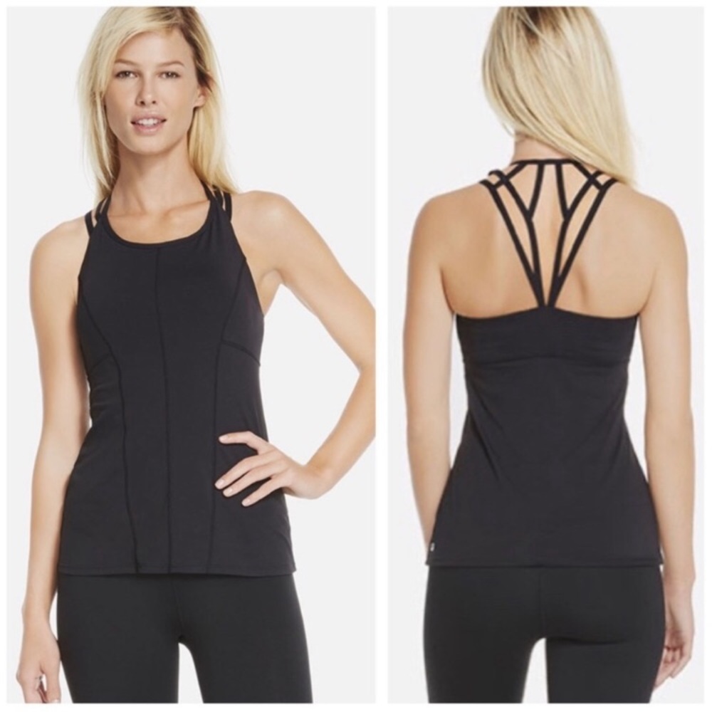 Ariana Fabletics Black Tank Size Lg